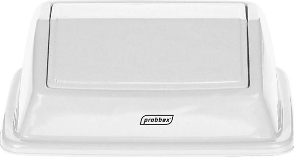 Produktbild Probbax Kunststoff-Wertstoffsammler, Volumen 80 l, weiss mit Schwingdeckel (80 l)