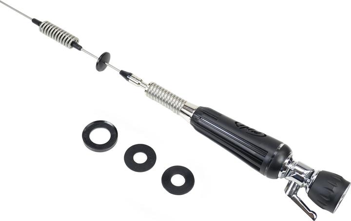 Actual product image PNI Folding CB antenna LED 850, 85 cm, 26-28 MHz, 300 watts, lights up during transmission, PL-G
