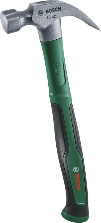 Bosch Professional BOSCH claw hammer, 1600A02ZA2, 450 g (733 g)