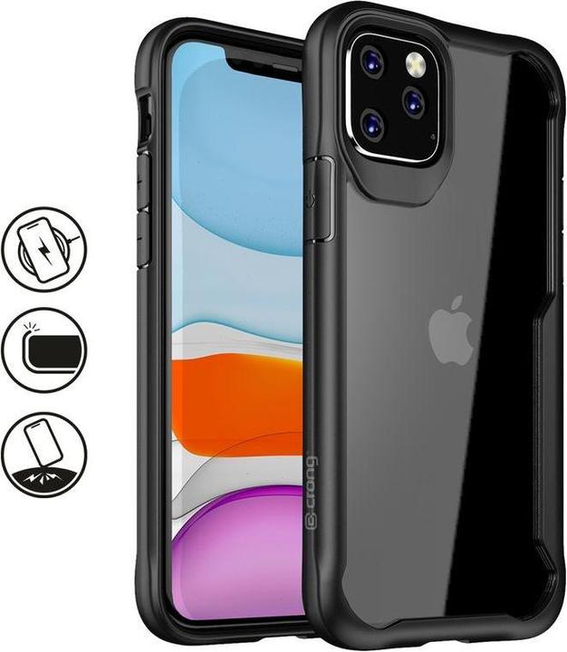 Immagine prodotto Crong Cover trasparente ibrida per iPhone 11 Pro (nero) (Apple iPhone 11 Pro)