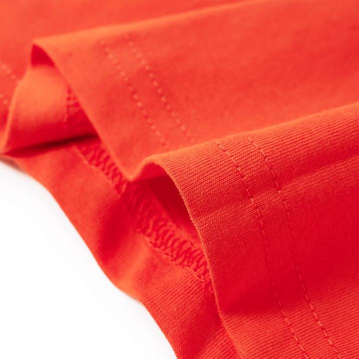 Immagine prodotto VidaXL Camicia da bambino a maniche lunghe arancione chiaro 128,Materiale: 100 (128)