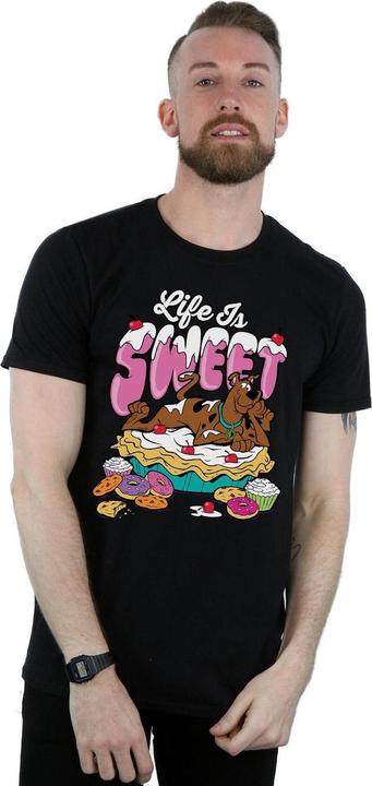 Immagine prodotto Scooby Doo Life Is Sweet Maglietta Uomo (L)