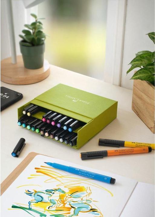 Immagine prodotto Faber-Castell Filzstift Pitt Artist (Ordinati, 12 x)