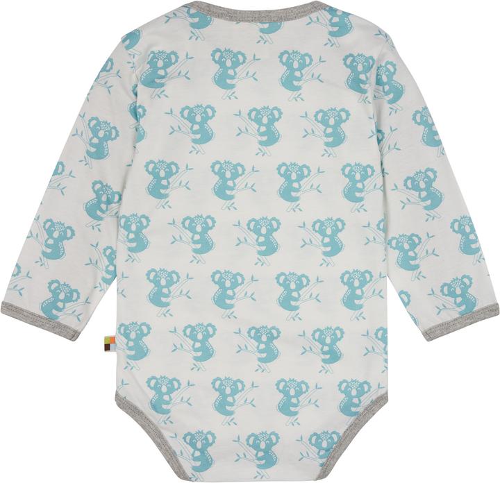 Actual product image loud + proud Body long sleeve print Koala Lagoon (74, 80)