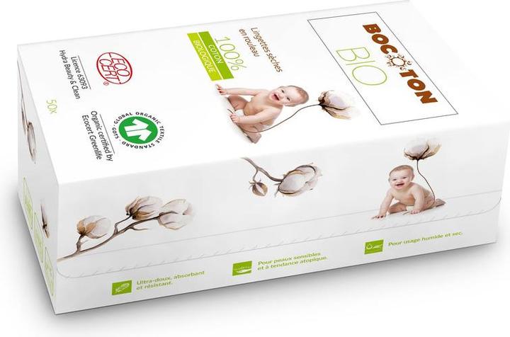 Produktbild Bocoton Trockentücher Rolle (50 Stück)