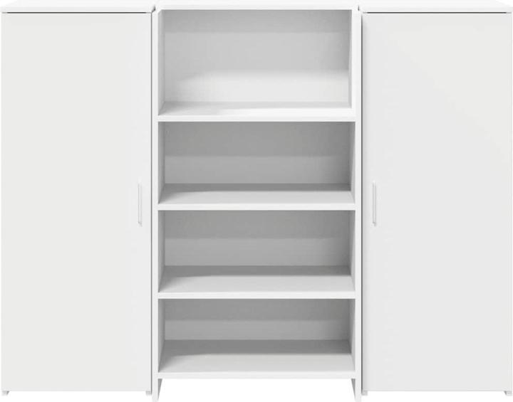 Produktbild VidaXL Empfangstheke Weiss 135x50x103,5 cm Holzwerkstoff Empfangstresen