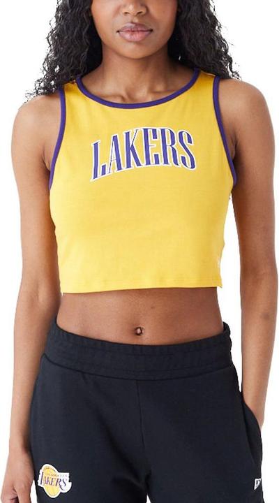 Actual product image New Era Ladies Crop Tank Top Los Angeles Lakers - M (M)