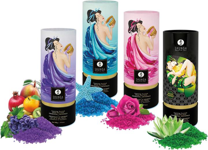 Actual product image Shunga Oriental Crystals Bath Salts Aphrodisia 500 gram (Bath pearls)