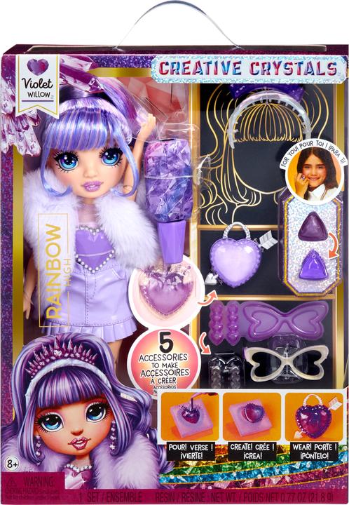 Produktbild Nobrand Rainbow High Crystal Fashion Doll Violet