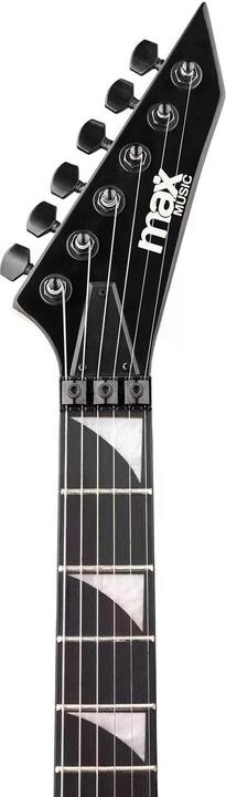 Produktbild Max E-Gitarre GigKit Rock Style Schwarz (E-Gitarren Set, Hals: Linde, Griffbrett: Rosenholz)