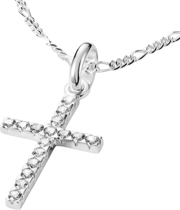 Immagine prodotto Thomas Sabo Charm-Anhänger Kreuz mit Steinen Connect Silber (Argento)