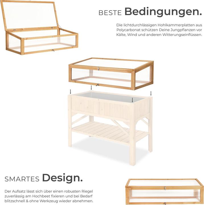 Produktbild tectake Frühbeet-Aufsatz