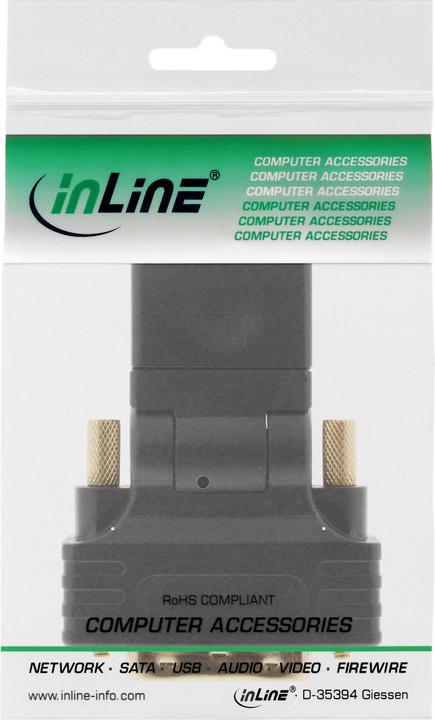 Produktbild InLine HDMI zu (DVI, 14.50 cm)