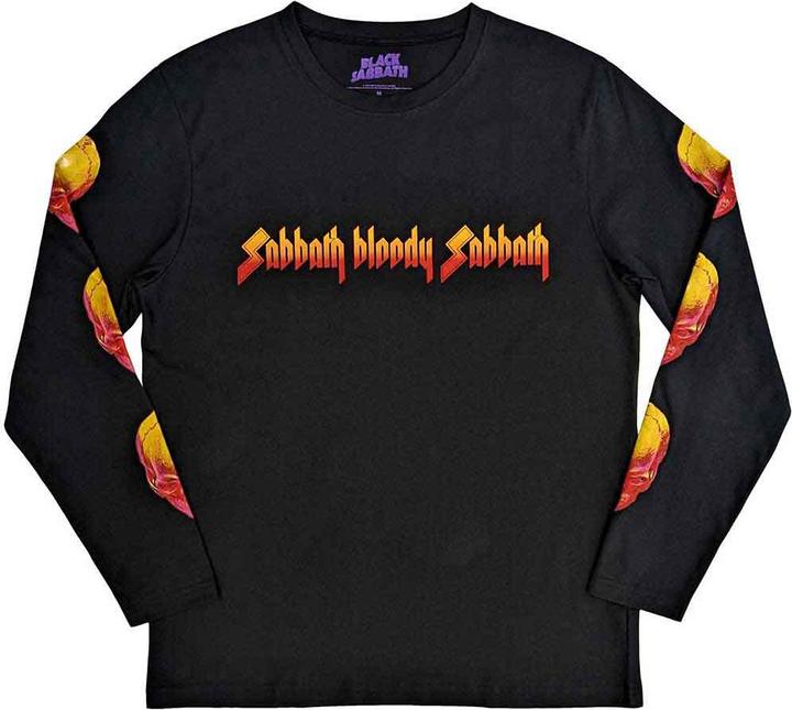 Immagine prodotto Black Sabbath Bloody Sabbath Maglietta Stampa sul Retro e sulle Maniche Manica Lunga Adulto Unisex (S)
