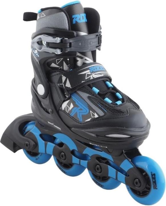 Actual product image Roces Roller Skates Moody Boy Tif 400855 01, black-blue - 30-35 (39)