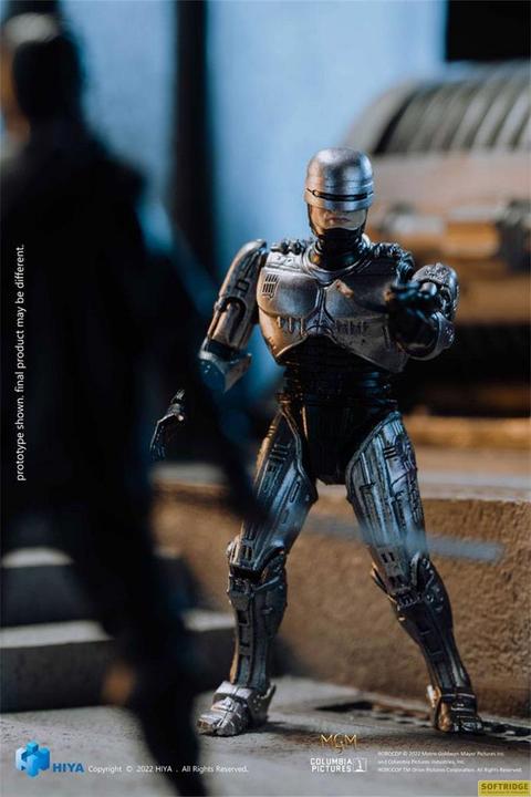 Image du produit Hiya Toys Robocop 3 figurines 1/18 Robocop VS Otomo 10 cm