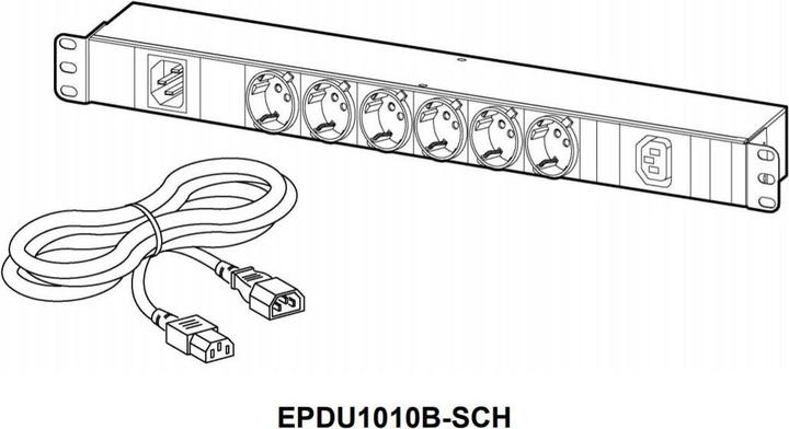 Produktbild APC Easy PDU, Basic, 1U 6 Schuko