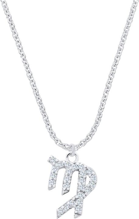 Candy Halskette Sternzeichen Jungfrau, 925 Sterling Silber (925 Sterling Silber, 925er Sterlingsilber, 42 - 45 cm)