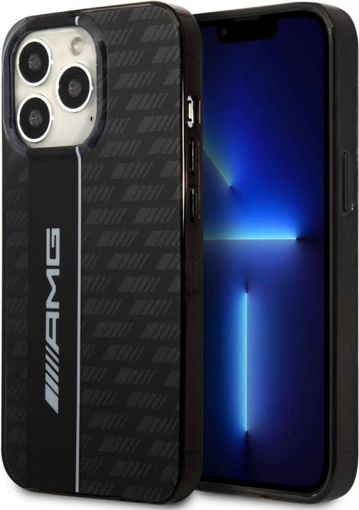 Image du produit Mercedes-Benz Étui à motif en carbone AMG pour iPhone 13 Pro Max Noir (Apple iPhone 13 Pro Max)