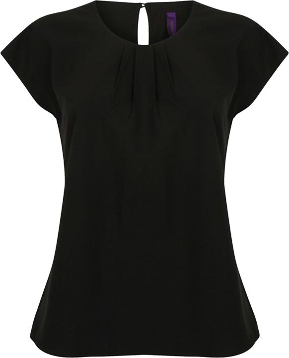 Immagine prodotto Henbury Top con design a pieghe davanti a maniche corte (XXL)