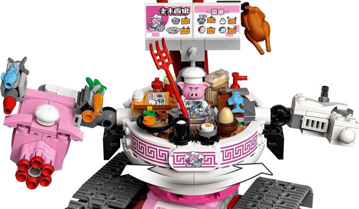 Actual product image LEGO Monkie Kid Pigsy's Noodle Cart (80026, LEGO Monkie Kid)