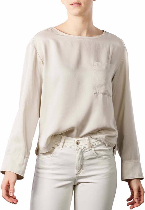 Marc O'Polo A-Line Sleeve Blouse Patched Pocket stone powder (XL)
