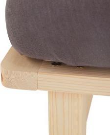 Produktbild Homestyle4u Palettenbett mit Matratze & Lattenrost (90 x 200 cm)