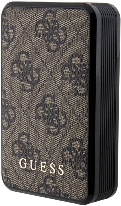 Produktbild Guess Powerbank 18W GUPB10DP4GEGW 10000mAh brązowy/brown 4G Leather Metal Logo (10000 mAh, 18 W)