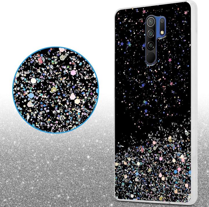 Produktbild Cadorabo TPU Hülle für Xiaomi RedMi 9 mit Glitzer (Xiaomi Redmi 9)