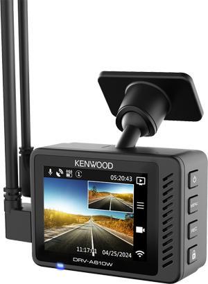 Productafbeelding Kenwood DRV-A610W 4K UHD DashCam 12/24V/App/ 64GB microSD (Ingebouwd display, WiFi, Nachtzicht, GPS-ontvanger, Versnellingssensor, Ingebouwde microfoon)