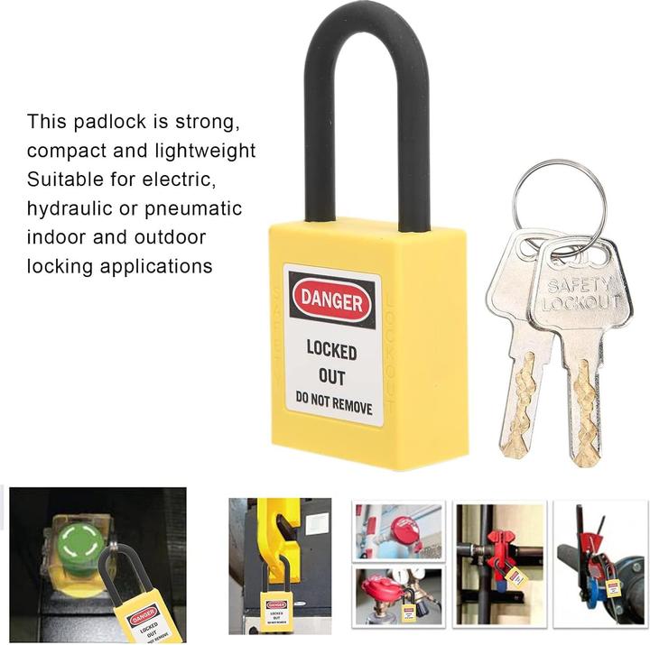 Produktbild Fishawk 10er-Set Sicherheits-Vorhängeschloss