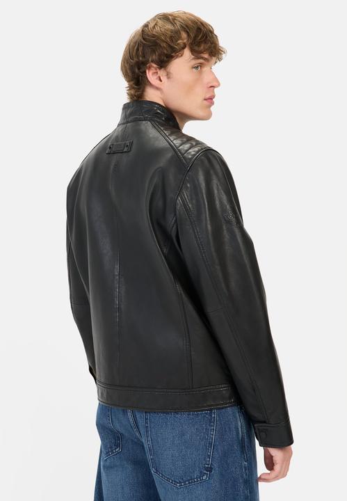 Immagine prodotto Camel Active Lederjacke mit Reissverschlusstaschen (48)