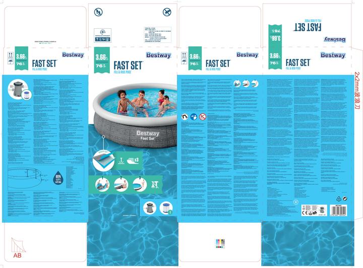 Actual product image Bestway Fast Set Pool Set (Ø 366 x 76 cm)