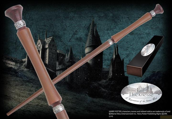 Actual product image Noble Collection Harry Potter Zauberstab Pius Thicknese (Charakter-Edition)