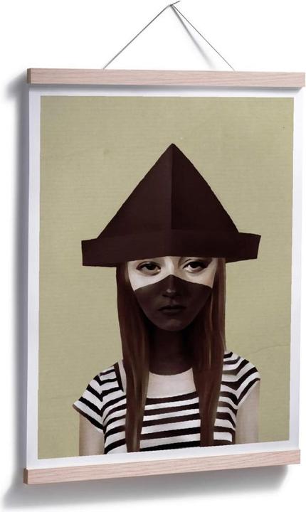 Immagine prodotto Trenddeko Ceci n'est pas un chapeau (50 x 60 cm)
