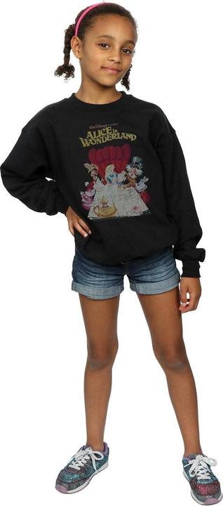 Produktbild Disney Alice In Wonderland Retro Poster Sweatshirt Mädchen (128)