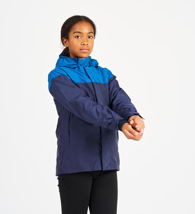 Immagine prodotto Tribord Giacca da vela per bambini calda e impermeabile 100 blu navy/blu (140)