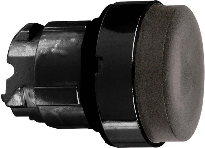 Schneider Bouton-poussoir, élément frontal, Harmony XB4, métal noir, 22mm, noir, saillant, sans marquage, ra