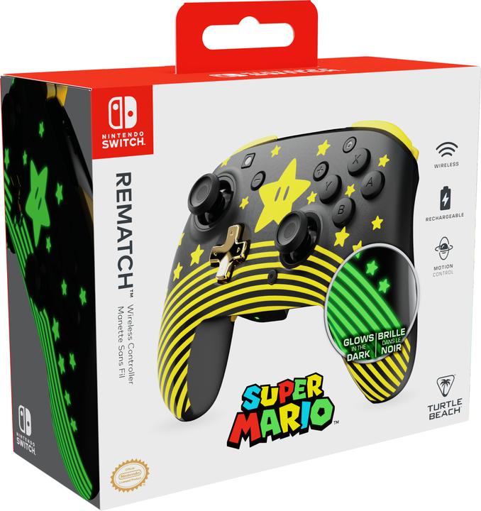 Actual product image Turtle Beach Rematch Wireless Controller · NS · Super Mario Star (Switch, Switch Lite, Switch OLED)