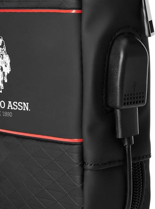 Actual product image U.S. Polo Middle Stripe bag, black (15 l)