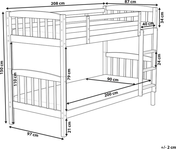 Actual product image Beliani Albon (90 x 200 cm)
