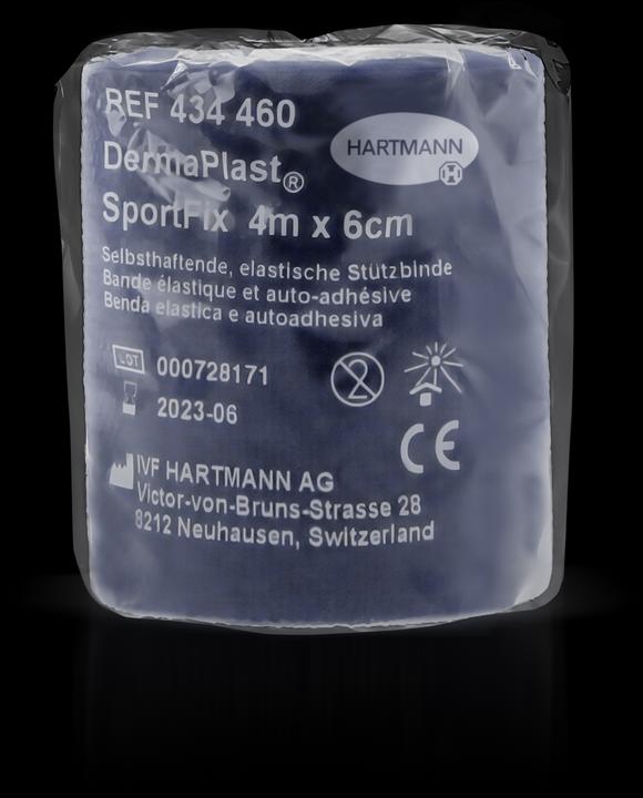 Actual product image DermaPlast SportFix 6cmx4m blau
