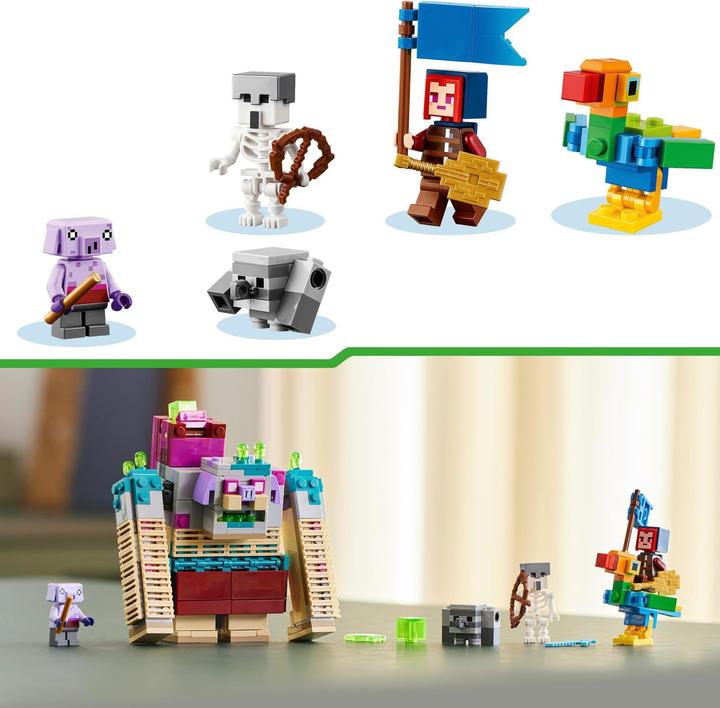 Image du produit LEGO 21257 L'épreuve de force avec le Dévoreur (21257, LEGO Minecraft)