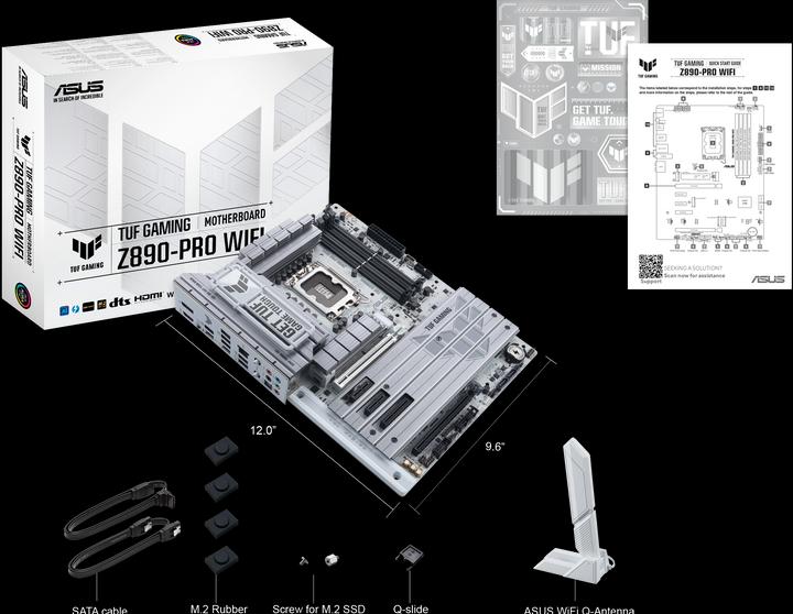 Image du produit ASUS TUF GAMING Z890-PRO WIFI (LGA 1851, Intel Z890, ATX)