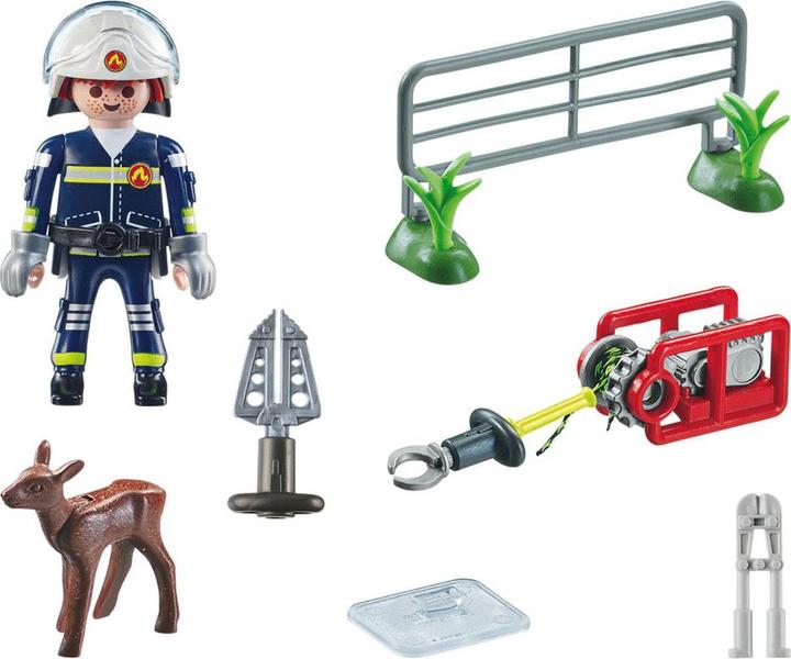 Image du produit Playmobil Sauvetage d'animaux par les pompiers (71467, Playmobil Action Heroes)