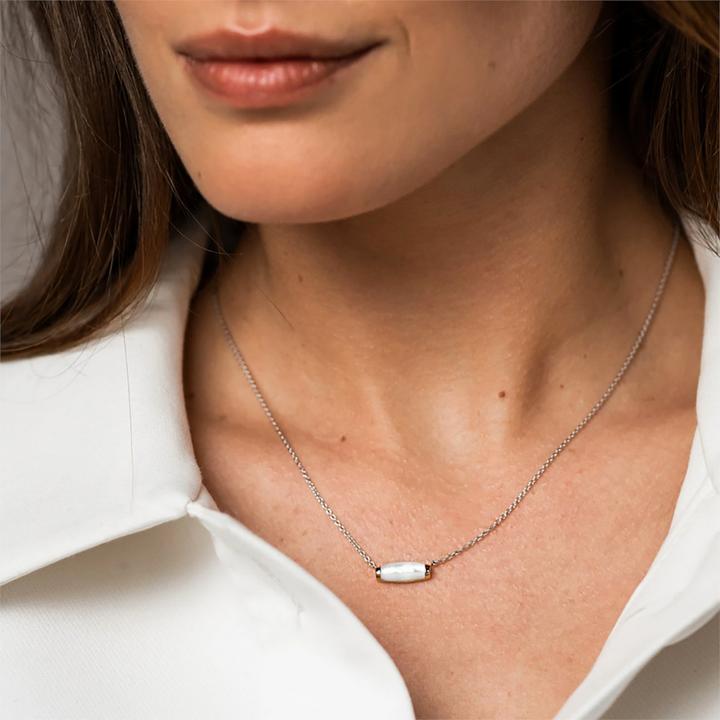 Produktbild Ti Sento Milano Collier mit Perlmutt bicolor 3942MW/42 (925 Sterling Silber, 48 cm)