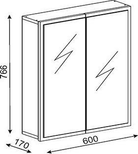 Actual product image Kalune Design Martin (60 x 17 x 77.5 cm)