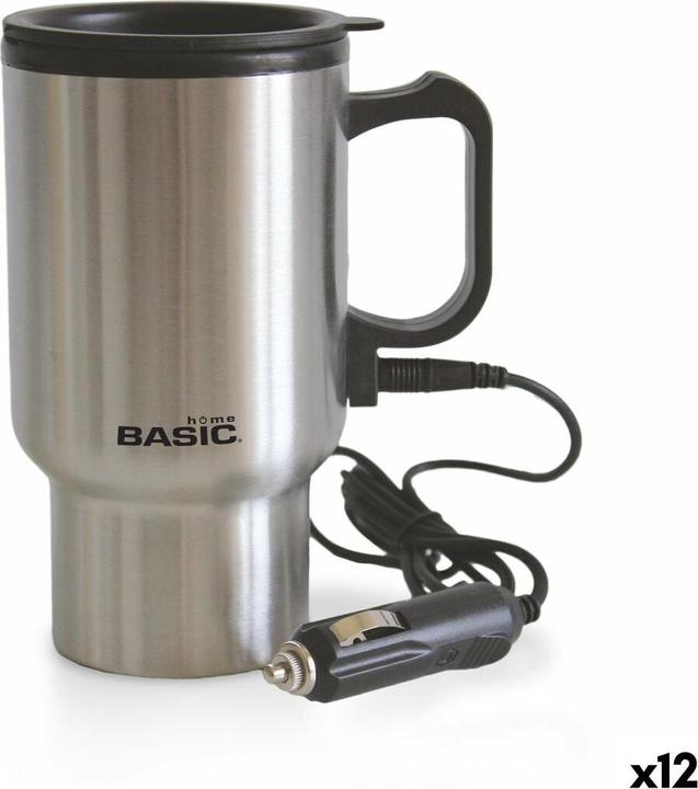 Image du produit Basic Home Thermobecher mit Deckel 400 ml 0,4 l Elektrizität (12 Stück) (400 ml, 12 x)