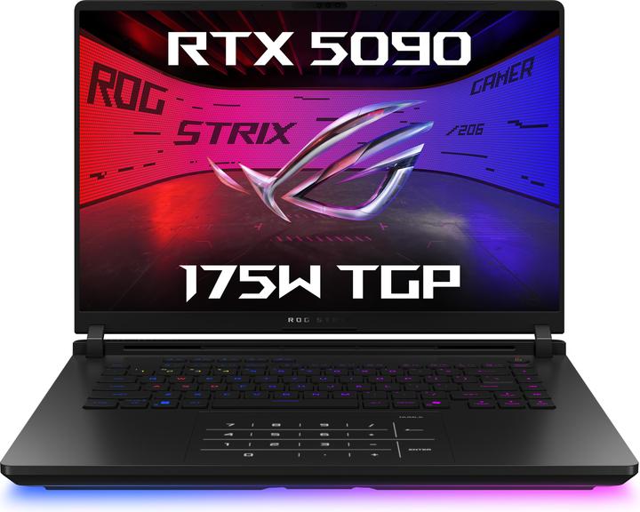 Actual product image ASUS ROG Strix Scar 16 RTX 5090 (16", Intel Core Ultra 9 275HX, 68.72 GB, 2000 GB, DE)
