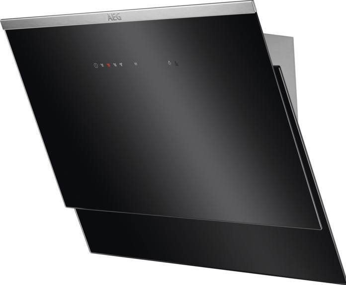 Produktbild AEG DVE 5671 HG schwarz/edelstahl (Wandhaube)